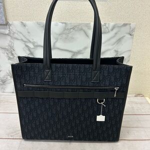 Dior Black Monogram Men's Briefcase